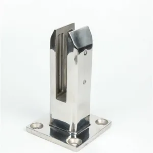 Polish Stainless Steel Rectangle Glass Clamp